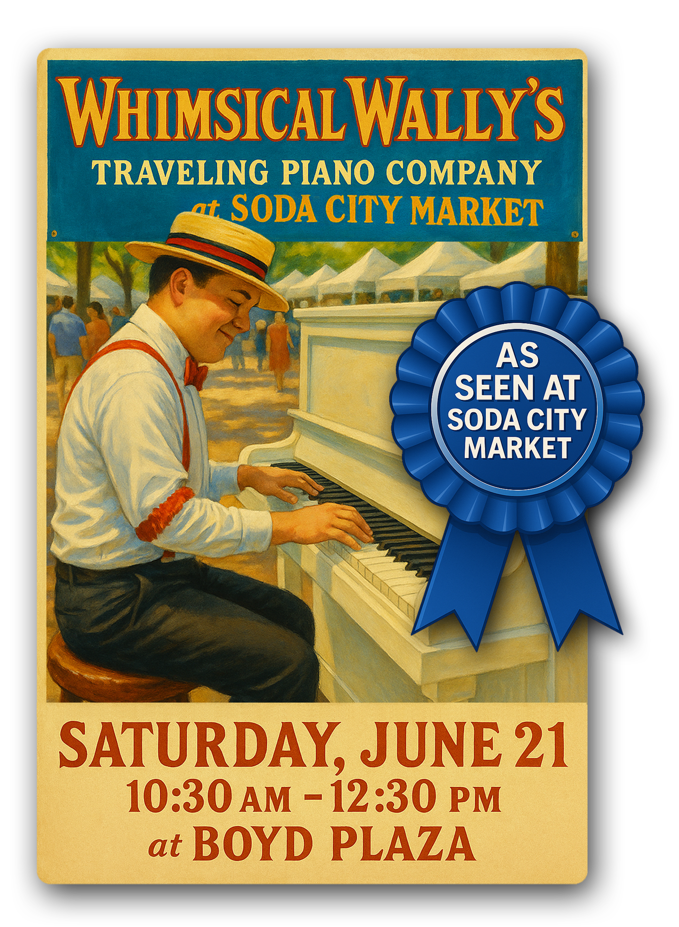 Whimsical Wally at Soda City Market